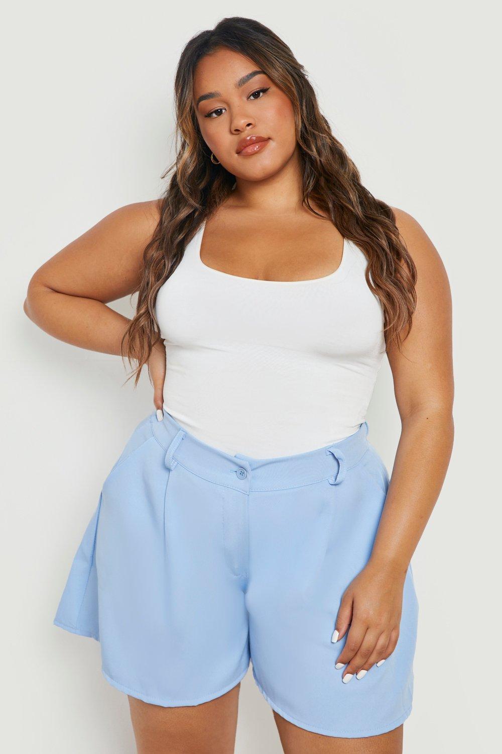 Boohoo blue hot sale shorts